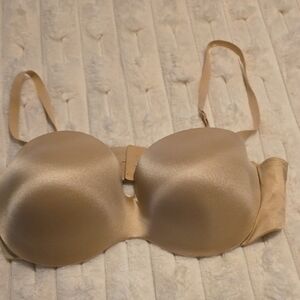 Maidenform Beige Strapless Bra